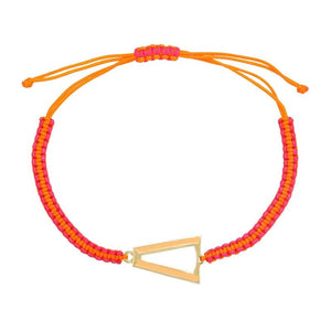 Neon Rainbow Enamel Hand Strap Summer Anklet Bracelet