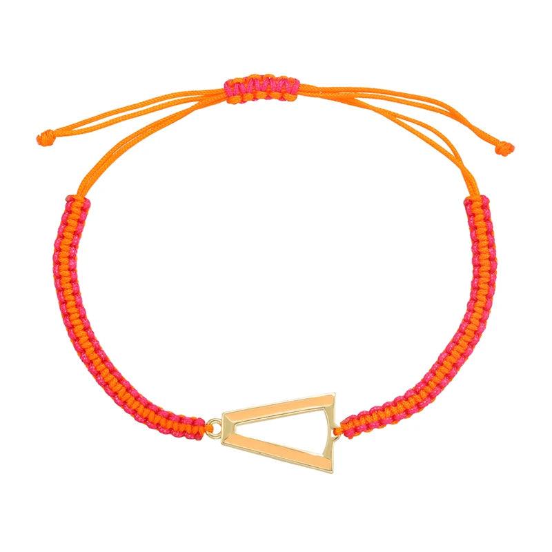 Neon Rainbow Enamel Hand Strap Summer Anklet Bracelet