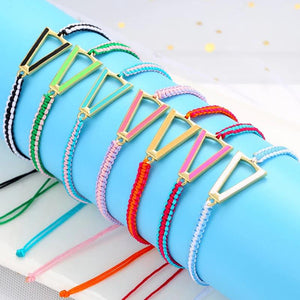Neon Rainbow Enamel Hand Strap Summer Anklet Bracelet