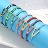 Neon Rainbow Enamel Hand Strap Summer Anklet Bracelet