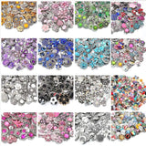 10pcs/lot 18mm Snap Jewelry Mix Many Styles Metal Snap Buttons
