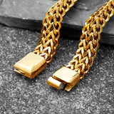 Men's Stainless Steel Link Chain Bracelet Hip Hop Jewelry