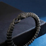 Punk Snake Link Chain Bracelets Stainless Steel Men Women Jewelry