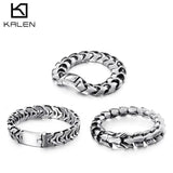 High Polished Arrow Shaped Bracelet Men 22cm Stainless Steel Bike Chain