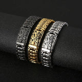 Arrow Shaped Bracelet Men Stainless Steel Bike Chain Bilezik Boho Male Jewellry