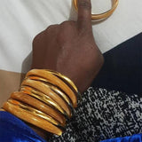 4pcs Dubai Bangles Vintage Bride Wedding Cuff Bracelet Bangles