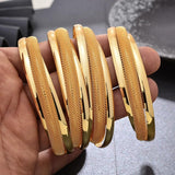 4pcs Dubai Bangles Vintage Bride Wedding Cuff Bracelet Bangles