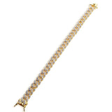 9mm Iced Cuban Link Bracelet Zircon Hip Hop Chain Bling Charms Jewelry