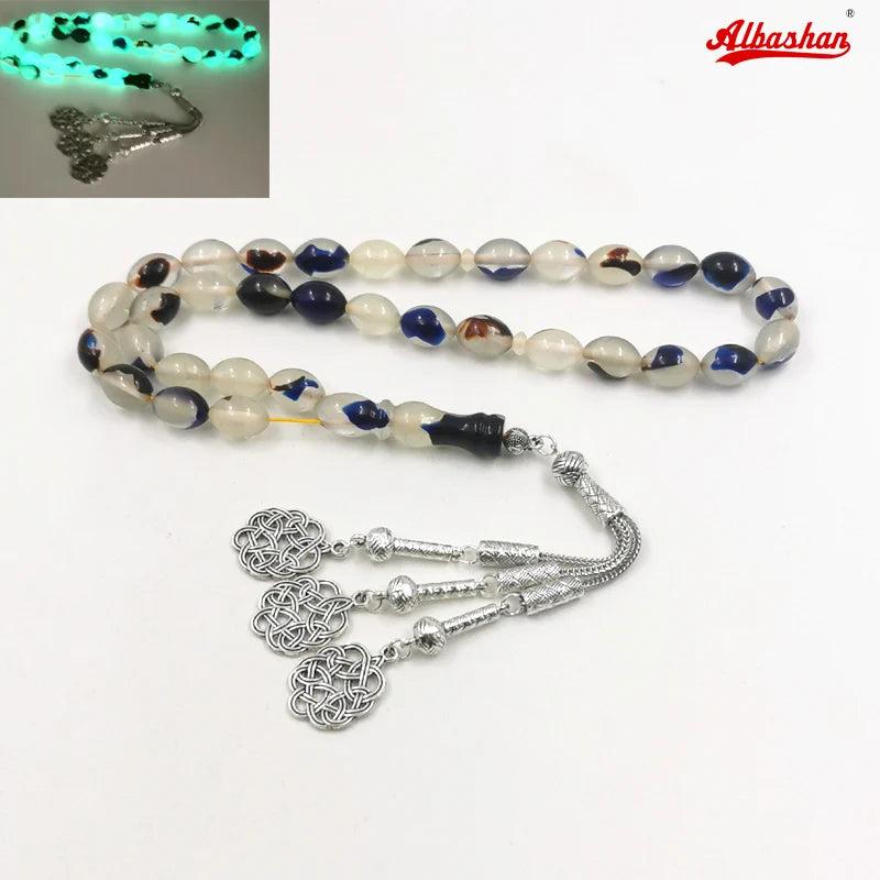 Luminous Resin Muslim Rosary Bead Misbaha Eid Gift