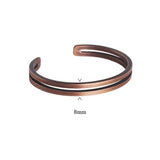 Copper Handcrafted Metal Bracelet Rustic Vintage Punk Cuff Bangle
