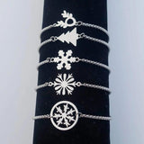 12 Life Trees Bracelets Stainless Steel Adjustable Wristband Jewelry