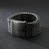 Men's Stainless Steel Link Chain Bracelet Dubai Mesh Jewelry