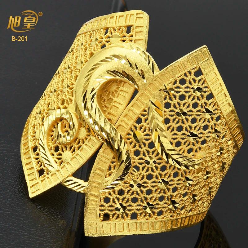 Dubai Cuff Bracelet African Arabic Bangles Jewellery Nigerian Wedding