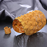 24k Dubai Bangles For Women Wedding Jewelry Party