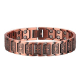 Copper Magnets Bracelet Men Healing Magnetic Cross Jesus Christ Wristband
