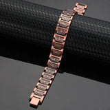 Copper Magnets Bracelet Men Healing Magnetic Cross Jesus Christ Wristband