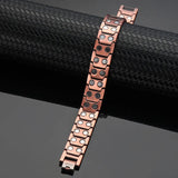 Copper Magnets Bracelet Men Healing Magnetic Cross Jesus Christ Wristband
