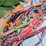 Moon Girl 15 Woven Friendship Bracelets Braided Surf Beach Boho Pulseras Femme