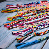 Moon Girl 15 Woven Friendship Bracelets Braided Surf Beach Boho Pulseras Femme