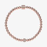 925 Silver Beads Chain Bracelet Bangle Jewelry Gift
