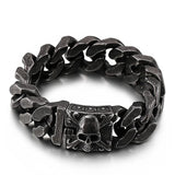 Fongten Men Gothic Skull Darkness Punk Bracelet