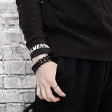 Fongten Men Gothic Skull Darkness Punk Bracelet