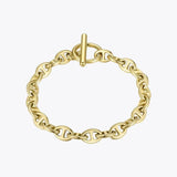 Geometric Hollow Bracelet Stainless Steel Punk Bracelets For Women