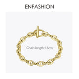 Geometric Hollow Bracelet Stainless Steel Punk Bracelets For Women
