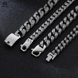 Punk Link Chain Bracelet Stainless Steel Mysterious Symbol Charm