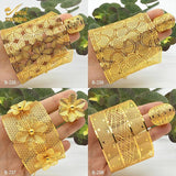 African Chain Bangle With Ring Nigerian Wedding Jewelry