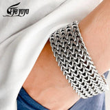 Mesh Link Chain Bracelet Men Polished Dubai Mesh Bracelets Men Jewelry