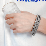 Mesh Link Chain Bracelet Men Polished Dubai Mesh Bracelets Men Jewelry