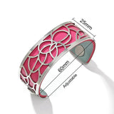Cremo Love Cuff Bracelets Stainless Steel Leather Pulseiras Christmas
