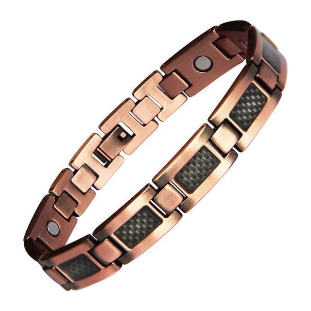 Oktrendy Pure Copper Magnetic Pain Relief Bracelet Therapy Bangle Women Men