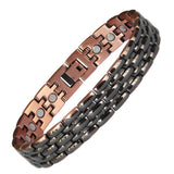 Oktrendy Pure Copper Magnetic Pain Relief Bracelet Therapy Bangle Women Men