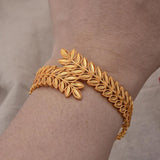 Ethiopian Flowers Bangles for Women Girls African Ethnic Bracelet