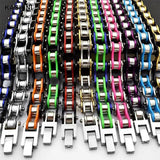 Men's Multicolor Chain Bracelet Stainless Steel Jewelry