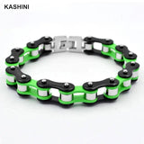 Men's Multicolor Chain Bracelet Stainless Steel Jewelry