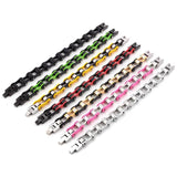 Men's Multicolor Chain Bracelet Stainless Steel Jewelry