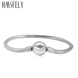 Snake Chains Bracelet 316L Titanium Stainless Steel DIY Charm Bracelets Women