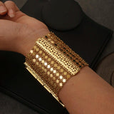 Sparkly Chain Bracelet for Women Hand Bangles Wedding Jewelry