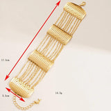 Sparkly Chain Bracelet for Women Hand Bangles Wedding Jewelry