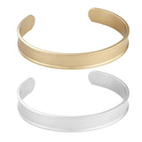 Open Cuff Bangles Stainless Steel Bracelet Women Child