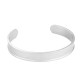 Open Cuff Bangles Stainless Steel Bracelet Women Child