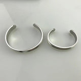 Open Cuff Bangles Stainless Steel Bracelet Women Child