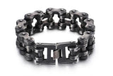 Punk Bicycle Chain Bracelet 316L Stainless Steel Hand Chain