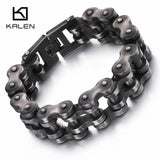 Punk Bicycle Chain Bracelet 316L Stainless Steel Hand Chain