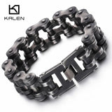 Punk Bicycle Chain Bracelet 316L Stainless Steel Hand Chain