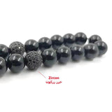 Natural Agate Zircon Rosary Muslim Bracelet Eid Misbaha Islamic Jewelry