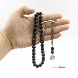 Natural Agate Zircon Rosary Muslim Bracelet Eid Misbaha Islamic Jewelry